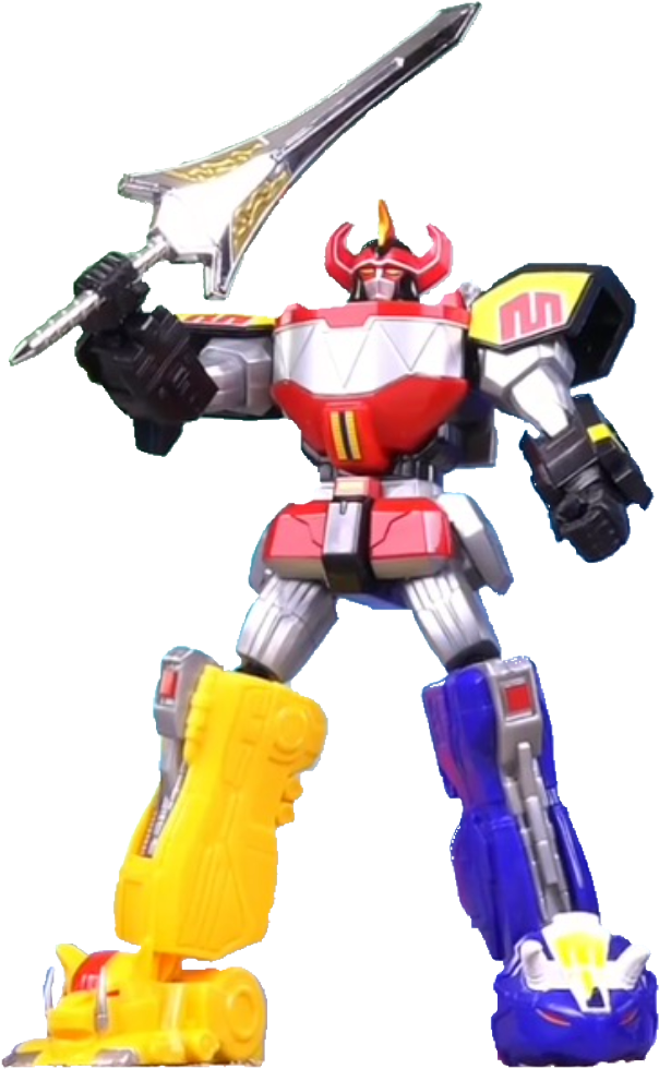 Dino Megazord Legacy Figure - Action Figure (640x1010), Png Download