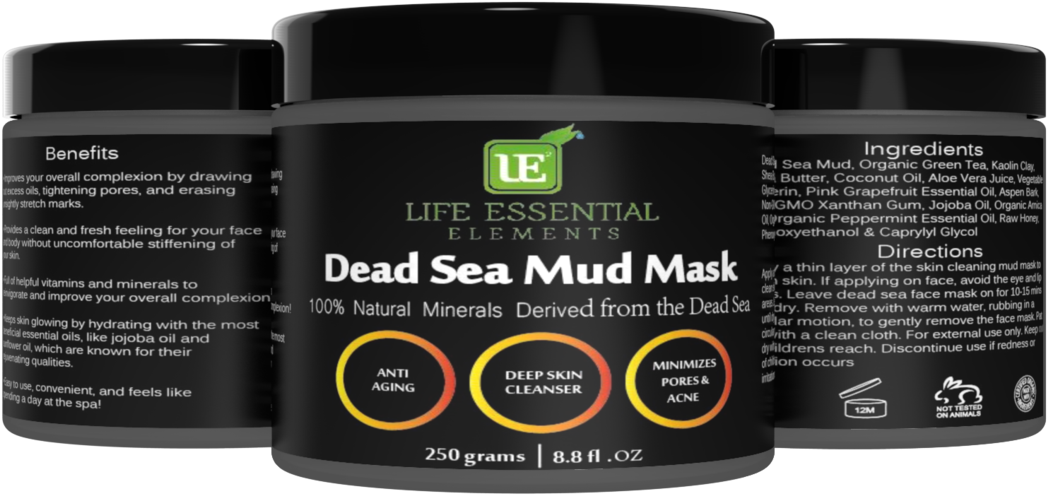 Dead Sea Mud Mask - Pure Body Naturals Dead Sea Mud Mask (1060x1060), Png Download