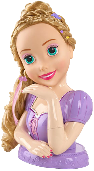 Disney Princess Rapunzel Deluxe Styling Head - Кукла Disney Princess Рапунцель Для Причесок (600x600), Png Download