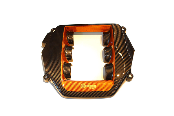 View Details View Details Orange Black Combo Carbon - Carbon Fibers (600x600), Png Download