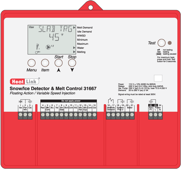 View The Full Image 31667 Snow Ice Detector And Melting - Thermostatic Mixing Valve (660x625), Png Download