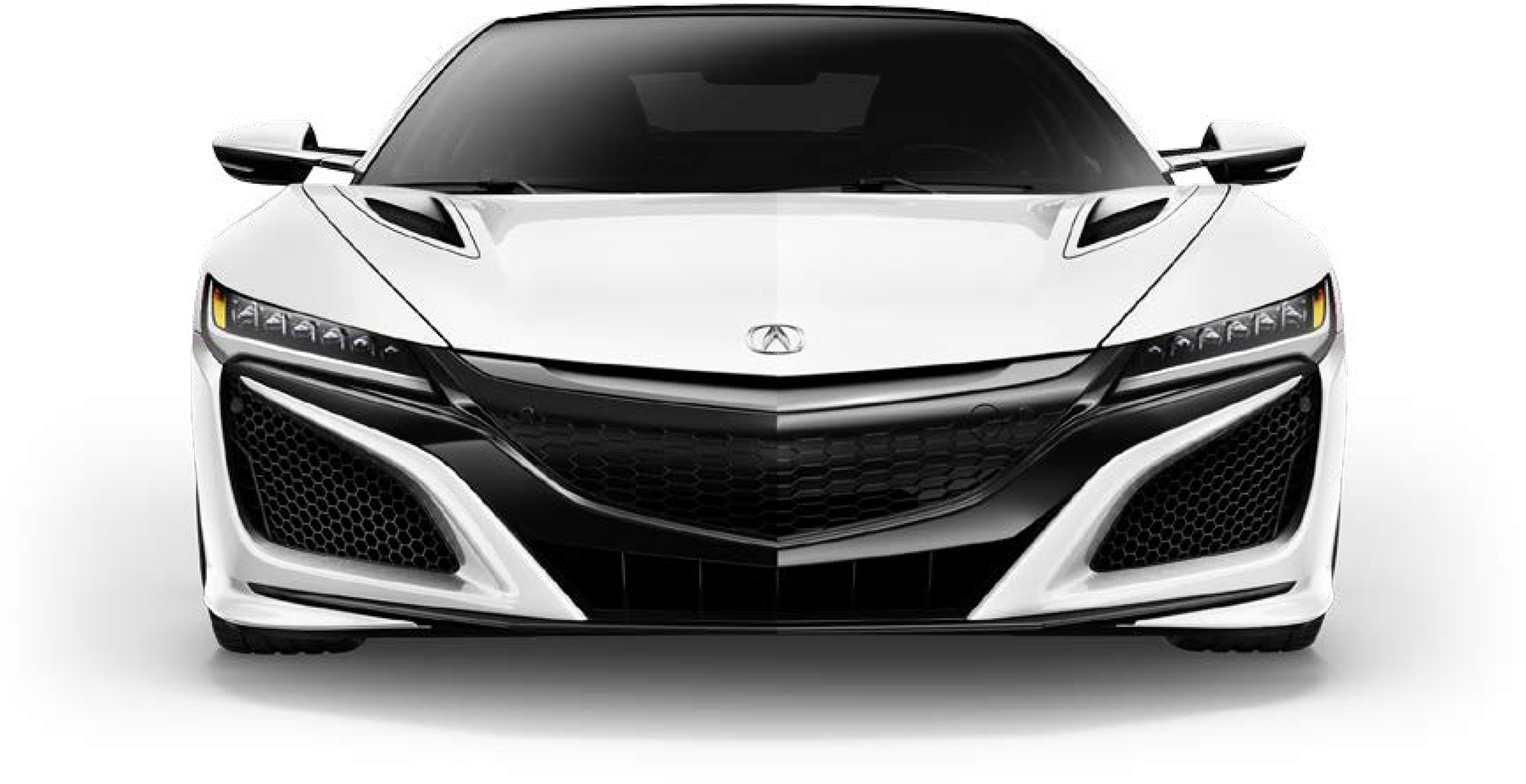 2017 Acura Nsx - Acura Nsx 2017 Front (1800x925), Png Download