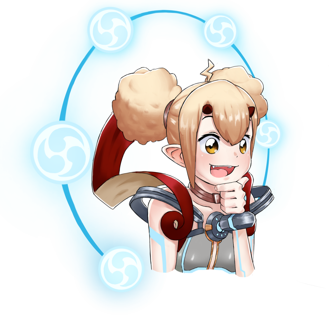 Want To Shock That , - Electra Xenoblade Png (1280x1226), Png Download