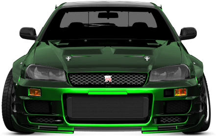 Nissan Skyline Gt-r'01 - Nissan Skyline (1004x500), Png Download