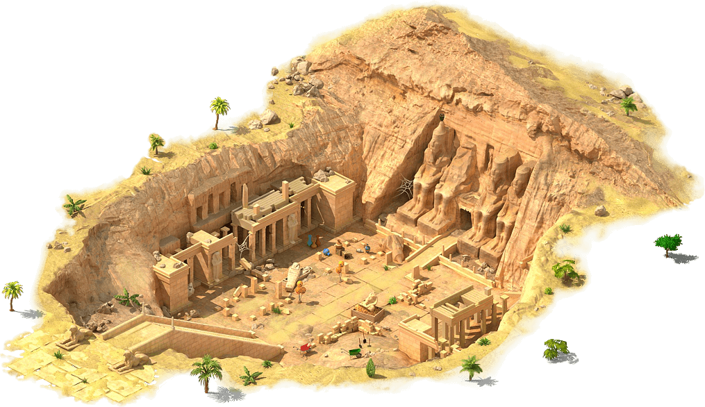 Pharaoh Temple L2 - Megapolis Road Png (1015x586), Png Download
