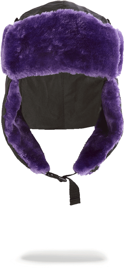 Black3m Purplefur Aviator C D6a9a096 127b 4a0a 8738 - Purple Aviator Hat (940x1200), Png Download