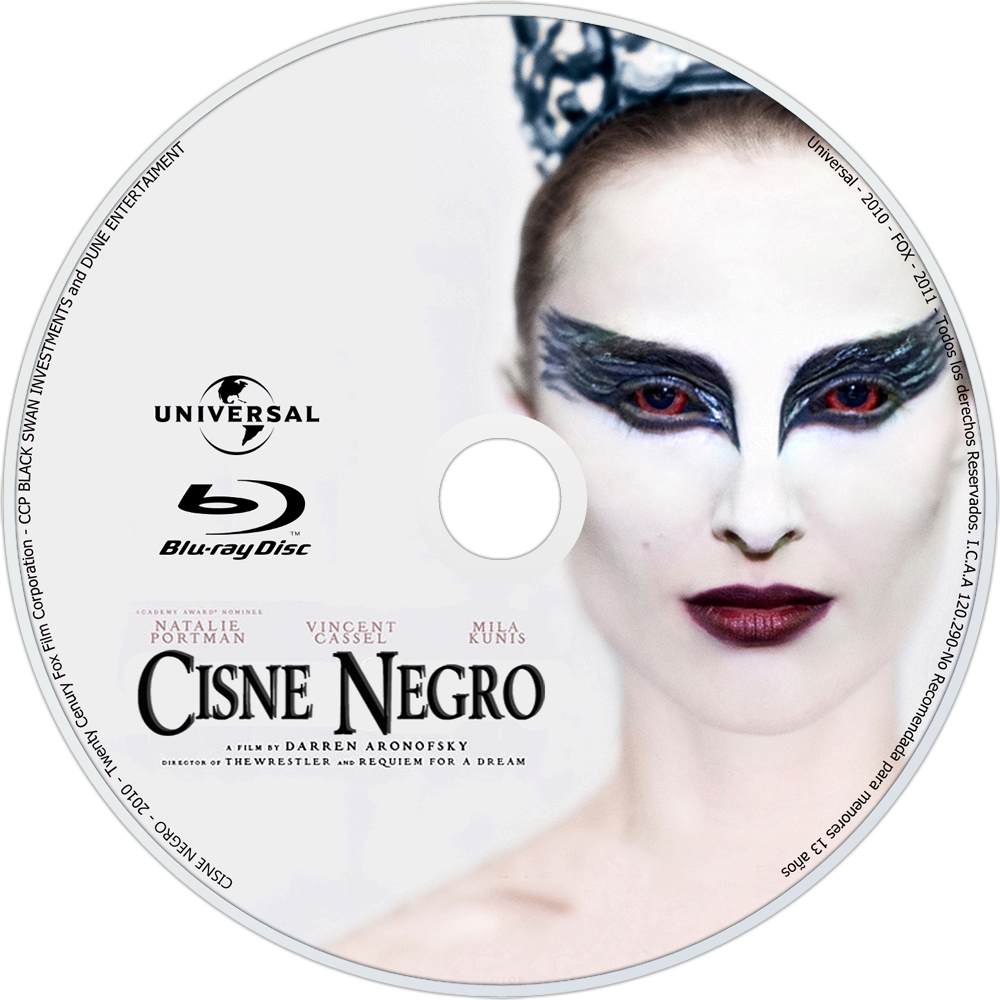 Black Swan Bluray Disc Image - Black Swan Actress Name (1000x1000), Png Download
