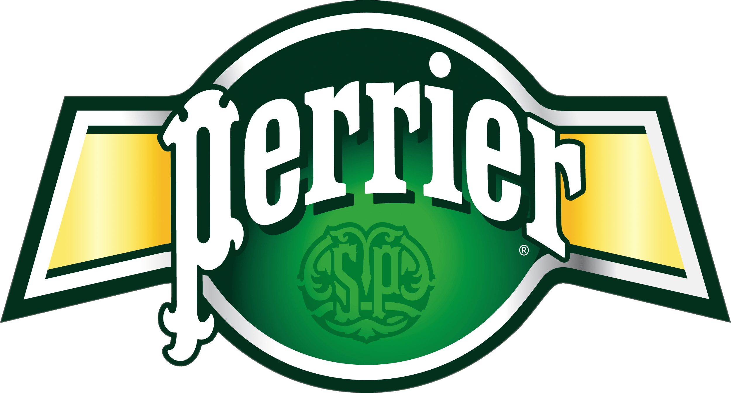 Icons Logos Emojis - Perrier Logo Png (2500x1344), Png Download