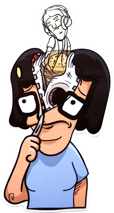 Tina-2track V=1527238467 - Bob's Burgers (800x800), Png Download