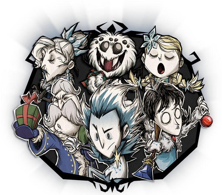 Snowfallen Skin Set Group Portrait - Don't Starve Together (746x653), Png Download