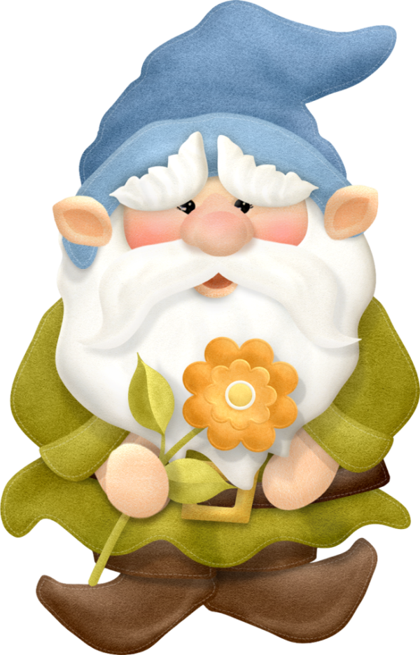 Ch - B *✿* - Гном Гиф (600x935), Png Download