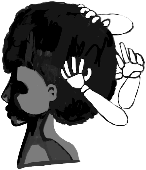 Collection Of Free Drawing Dreadlocks Tomboy Hairstyle - Portable Network Graphics (640x828), Png Download