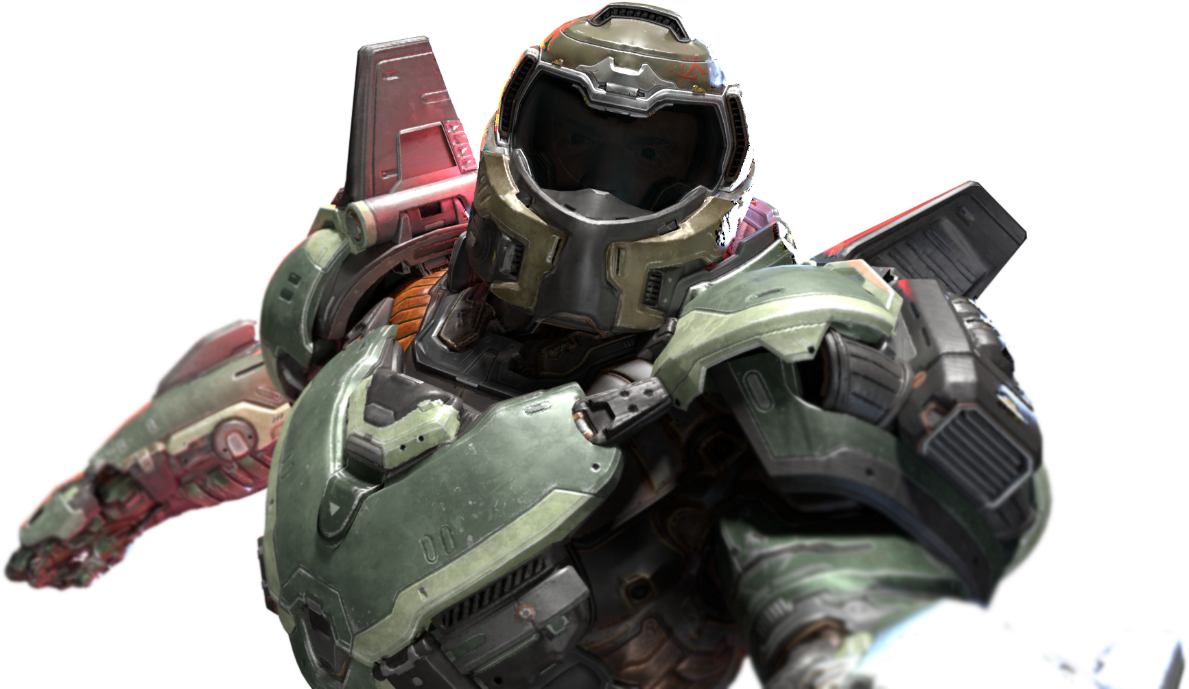 All Geared Up Doom Render Quakechampions Png Doom Armor - Action Figure (1920x1080), Png Download