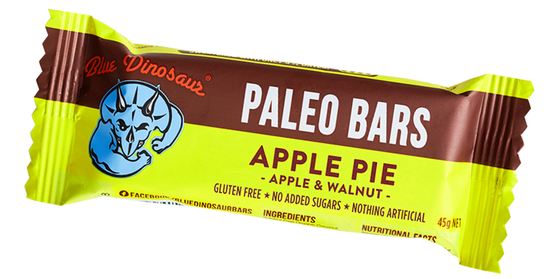 Apple Pie Paleo Bar 45g By Blue Dinosaur - Blue Dinosaur Mac Lemon Paleo Bar 45g (800x800), Png Download