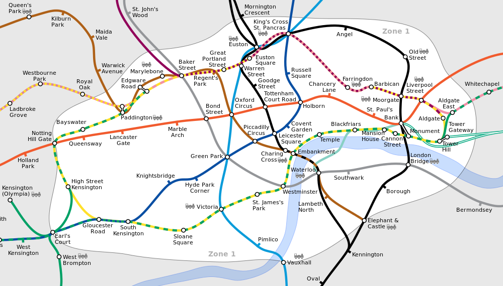 According To Player Reports, Unown Spawns Are Mostly - London Underground Map (1000x570), Png Download