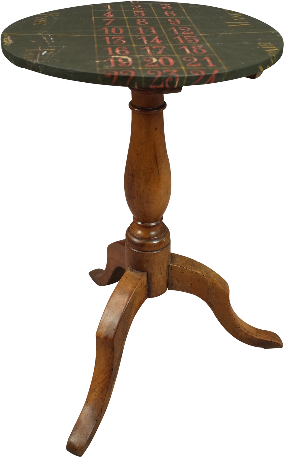 Gueridon Table With Gaming Rexin Top - Wine (1024x1702), Png Download