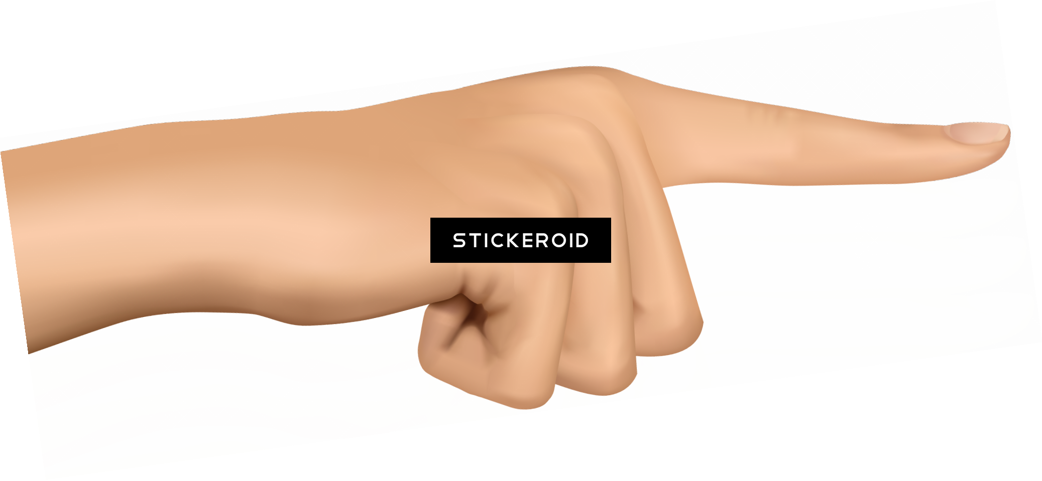 Finger Touch Fingers (2075x959), Png Download