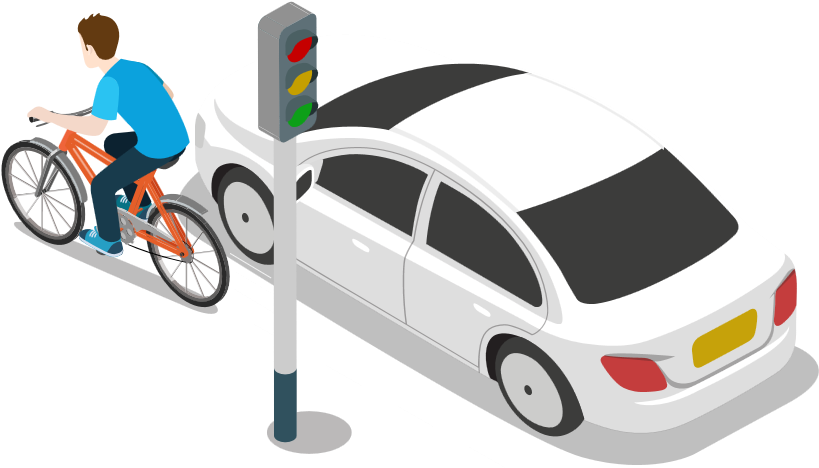 Shaky Bike Riders - City Car (1000x500), Png Download