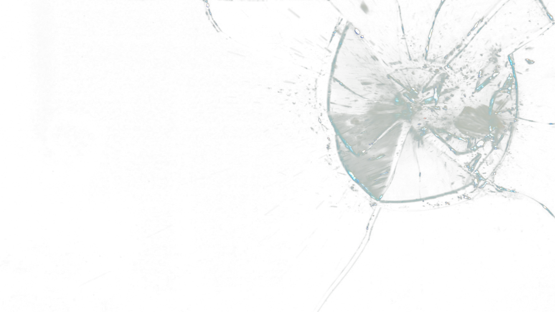 Alpha Channel Glass Breaking - Sketch (1920x1080), Png Download