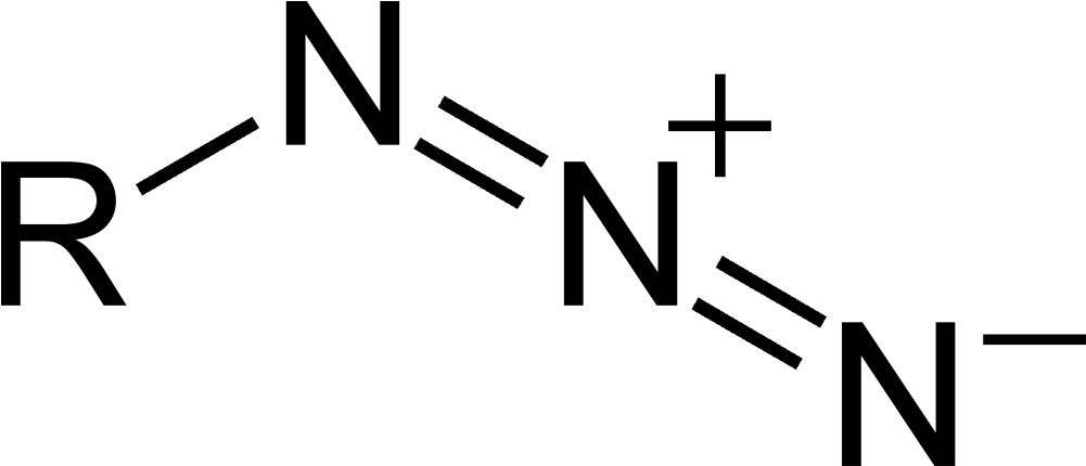 File - Azide-2d (1100x529), Png Download