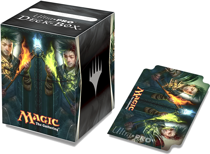 Ultra Pro Mtg Deck Box-commander 100 Riku Of Two Reflections - Commander Riku Pro 100+ Deck Box - Mtg (733x554), Png Download