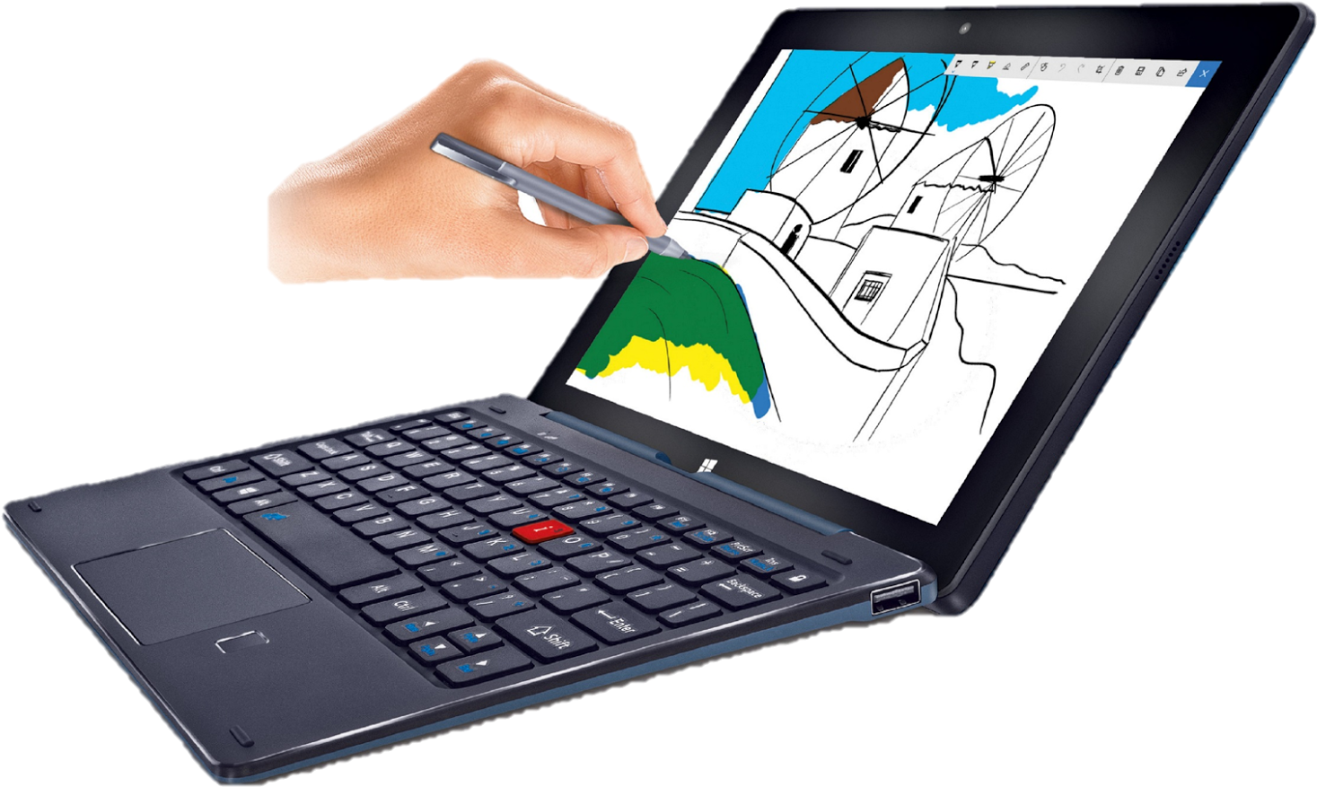 It Also Features Cortana With Voice Your Personal Digital (1600x1034), Png Download