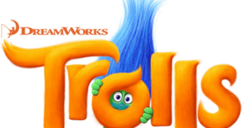 Dreamworks Directors & Family Channel Visit Max The - Trolls Movie Png Logo (980x520), Png Download