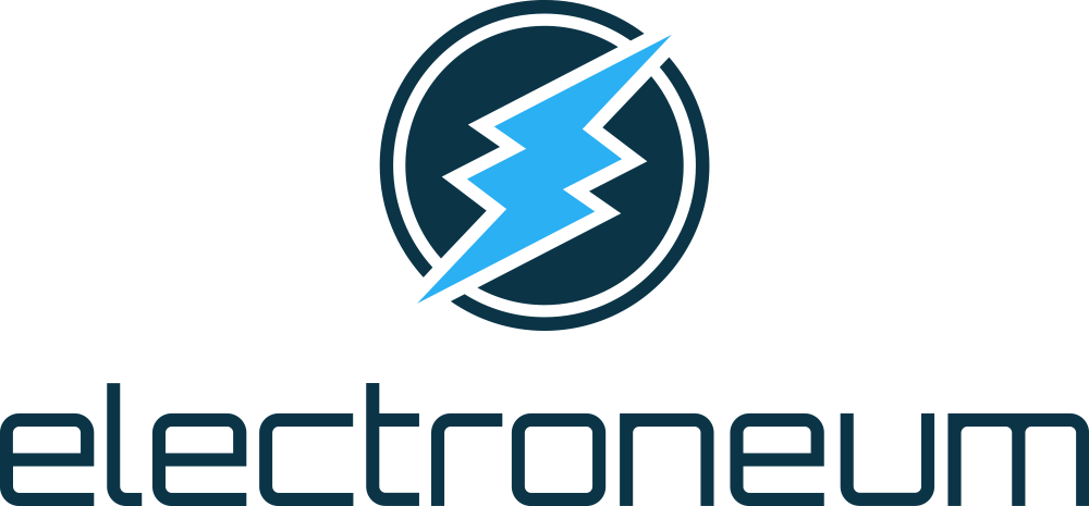 Logo Grey/blue Stacked - Electroneum Png (1000x465), Png Download