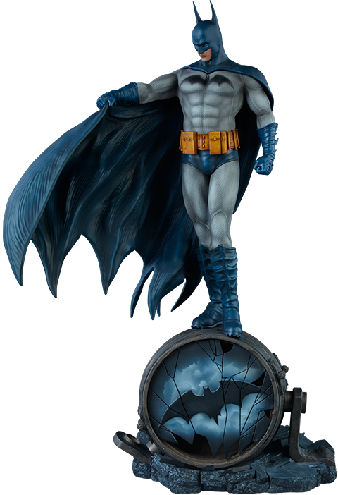 Batman Blue Version Statue By Yamato Usa Click To View - Batman 1 6 Statue (480x702), Png Download