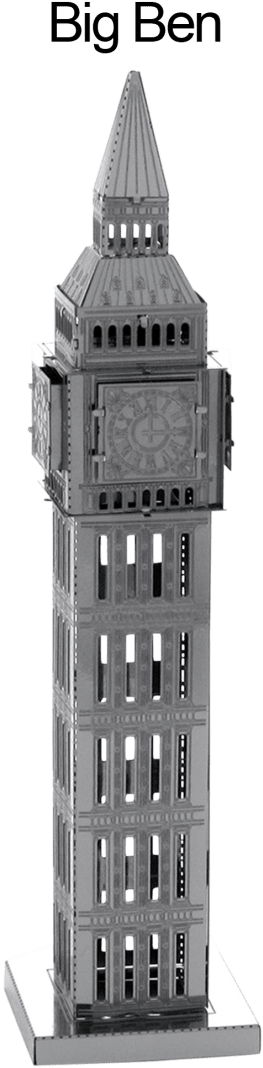 Estimated Delivery Date - Metal Earth 3d Model Kit - Big Ben (1104x1104), Png Download