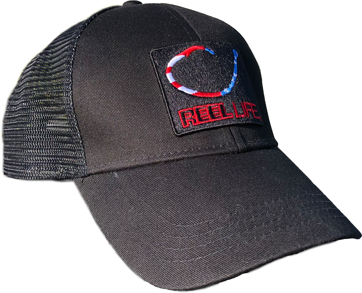 Freedom Circle Hook Patch Fishing Trucker Hat - Baseball Cap (2160x1440), Png Download