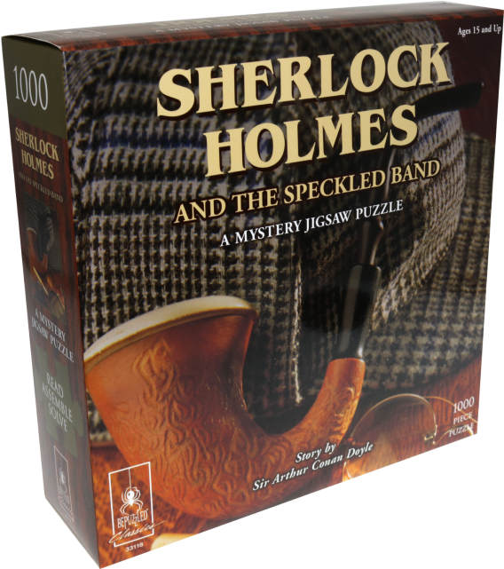 Murder Mystery - Sherlock Holmes - Bepuzzled Sherlock Holmes 1000-piece Puzzle (640x640), Png Download
