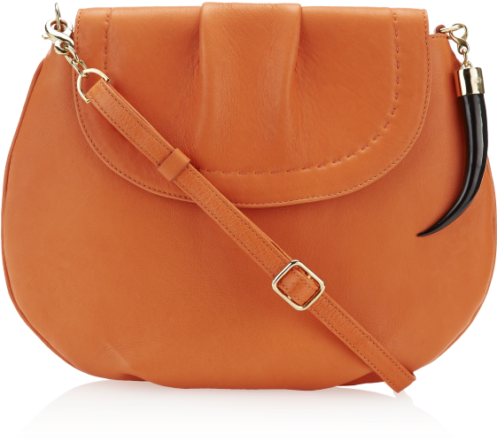 Ayesha Blesbok Tangerine, Gold Hardware - Okapi (800x800), Png Download