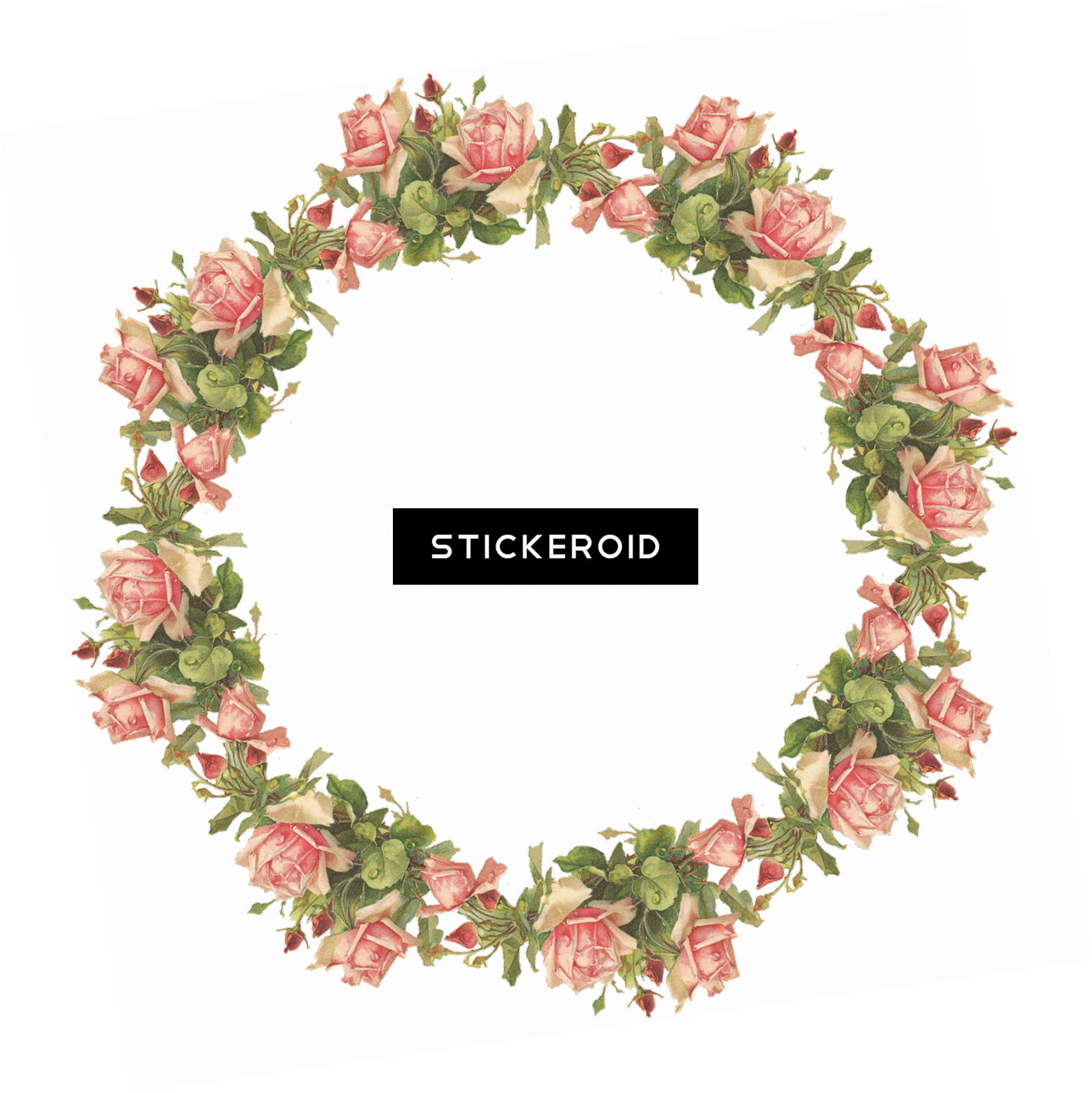 Easter Flower - Flower Frame Transparent Background (1287x1288), Png Download