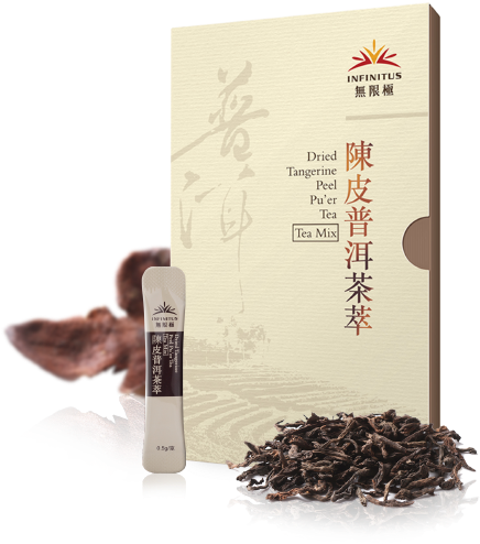 Dried Tangerine Peel Pu'er Tea - Tea (604x604), Png Download