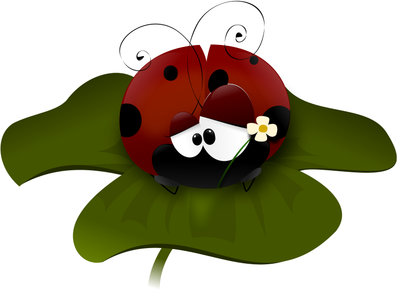 Similar Clip Art - Ladybugs Cartoon (785x574), Png Download
