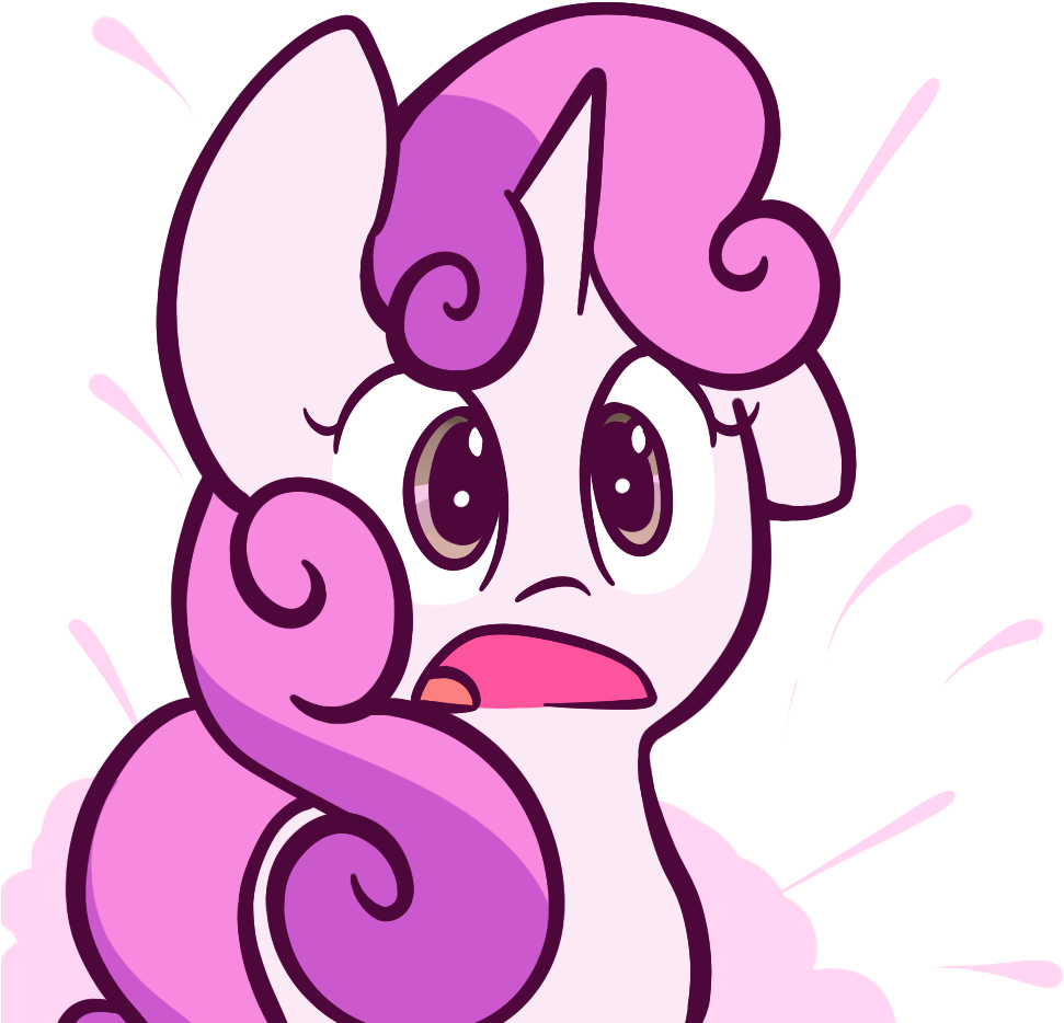 Spikedmauler, Floppy Ears, Go Ask Sweetie Belle, Open - Cartoon (1000x1100), Png Download