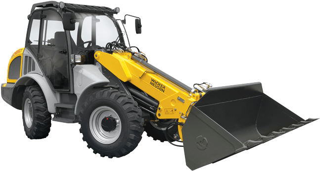 8085t Tele Wheel Loader - Wacker 8085t (700x466), Png Download