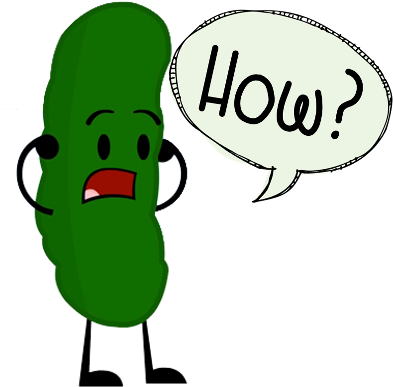 By Making Little Notes In The Margin, I Can Record - Pickled Cucumber (867x826), Png Download