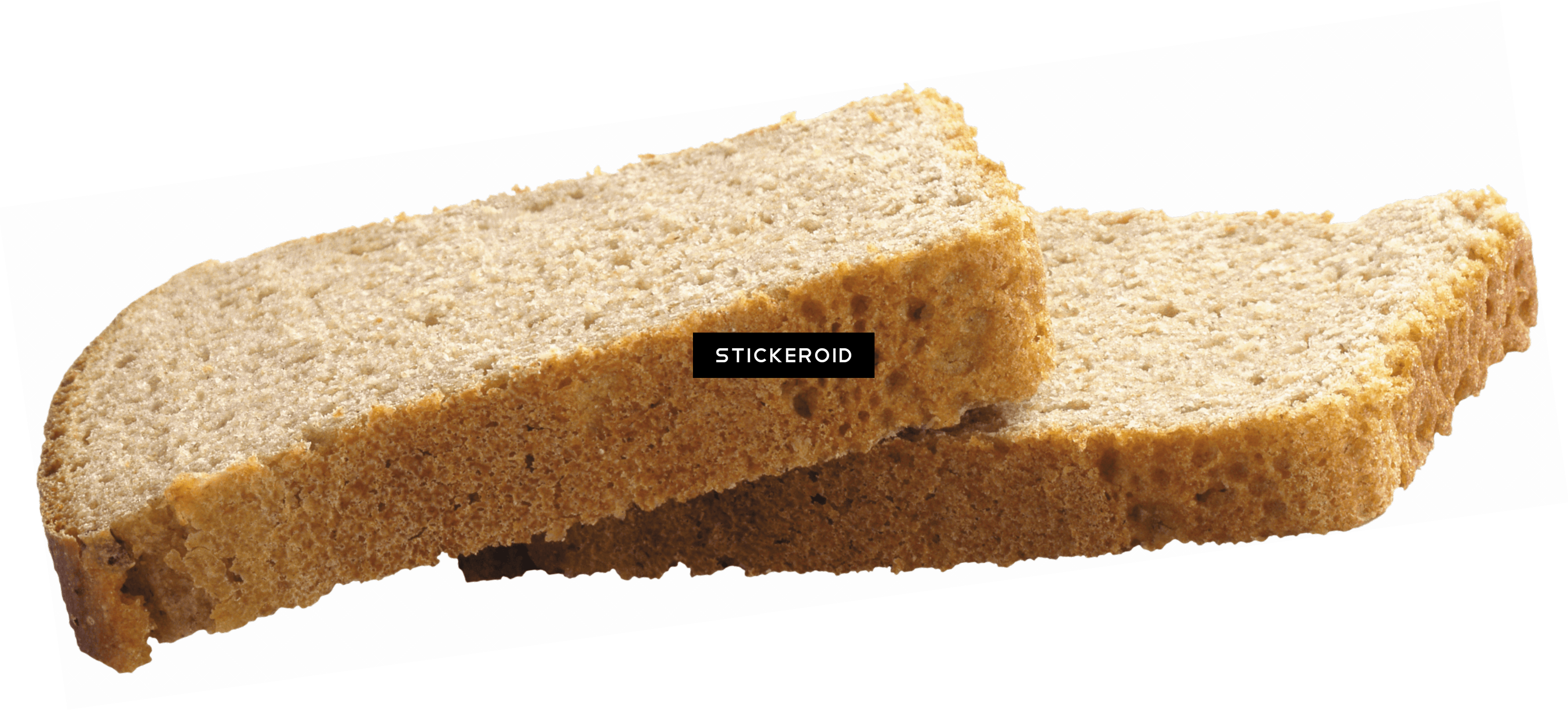 Loaf Of White Bread - Banana Bread (3109x1411), Png Download