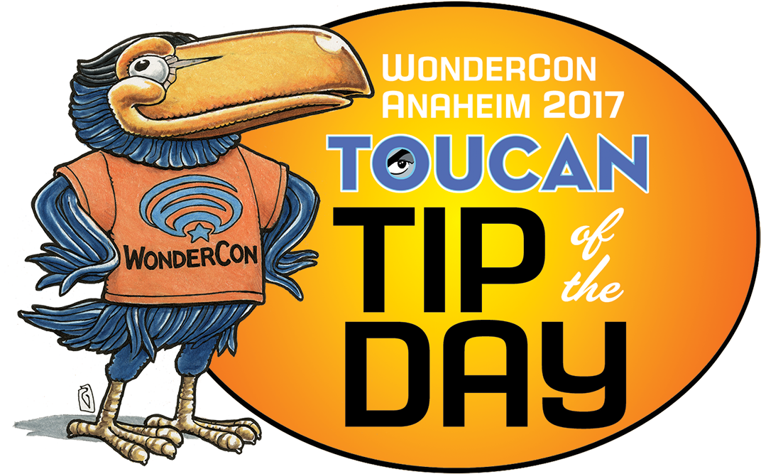 Wondercon Anaheim 2017 Toucan Tip Of The Day - Wondercon (1093x740), Png Download