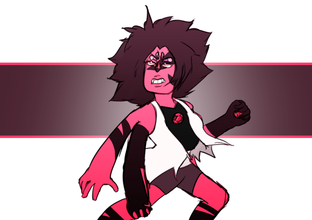 Amethyst, Jasper, & Ruby - Cartoon (1063x752), Png Download