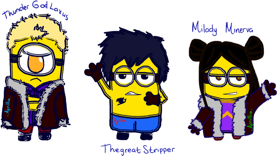 Fairy Tail Minions - Minions (1024x624), Png Download
