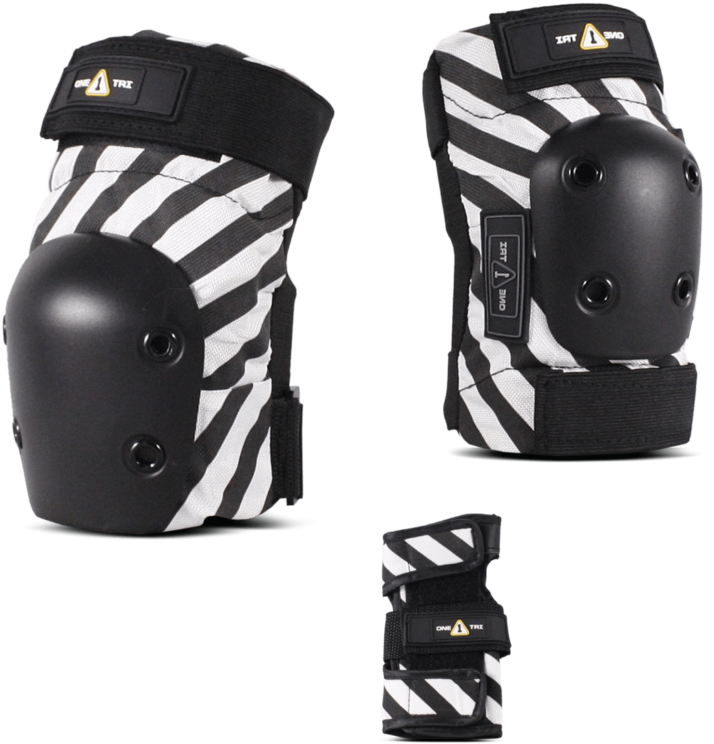 1-tri Adult Pad Set Black Stripe - Bag (1280x1280), Png Download