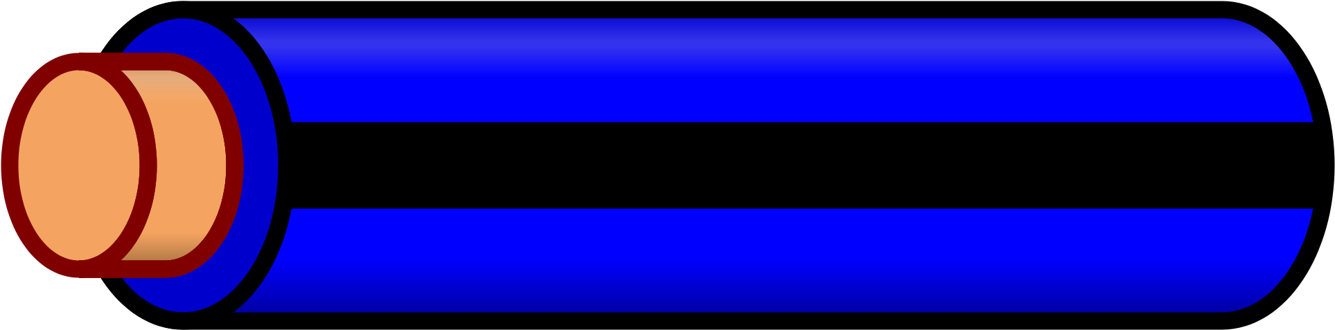 Open - Electric Blue (2000x600), Png Download