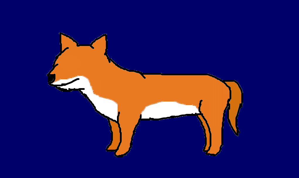 Dingo - Drawing (1020x608), Png Download