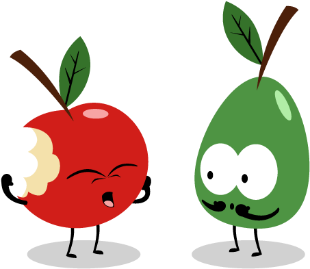 Onno Knuvers Apple And Pear Packaging - Apple And Pear (900x400), Png Download