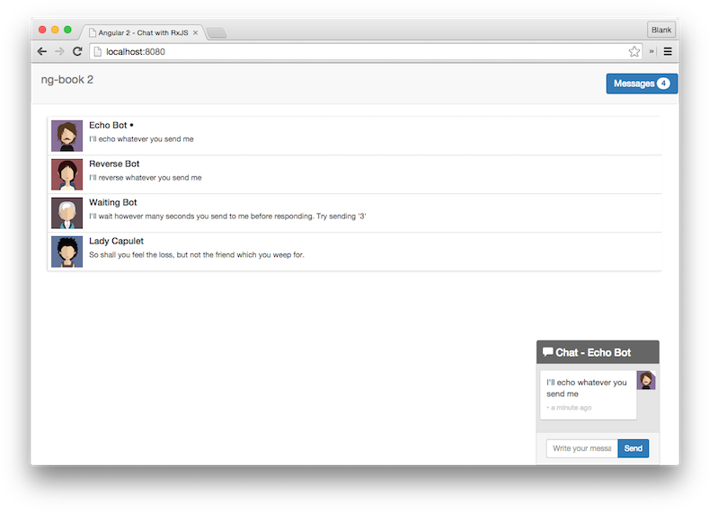 Chat App By Ng-book Team - Crashplan Get Files (800x577), Png Download