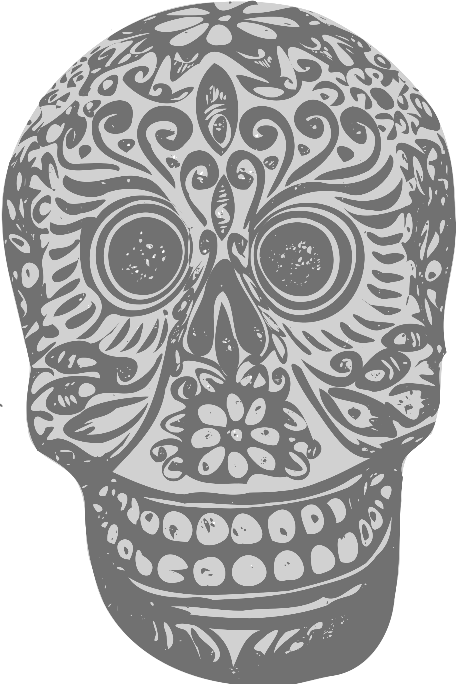 This Free Icons Png Design Of Tatoo Skull (1596x2400), Png Download