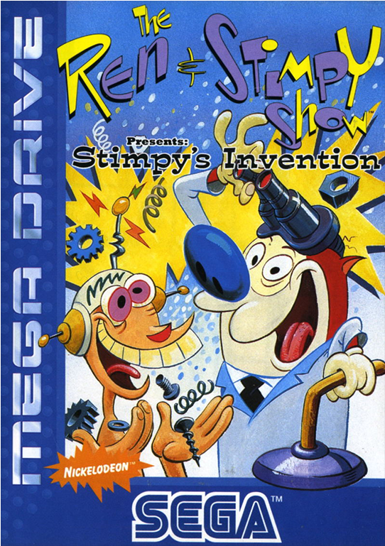 (mega Drive) Ren & Stimpy Stimpy's Invention (768x768), Png Download